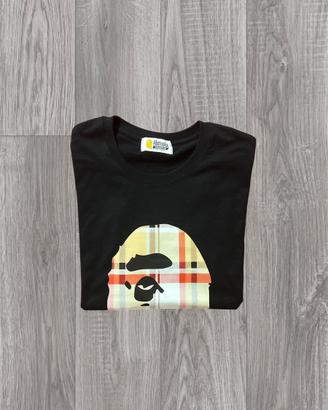 Maglietta Bape X burberry