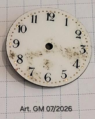 piccolo quadrante antico orologio da tasca