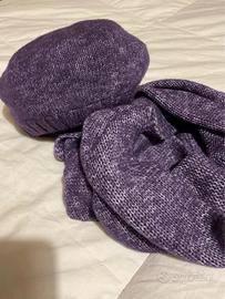 Completo GEOX Basco e Sciarpa Viola Mélange