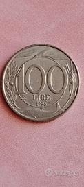 rara moneta di 100 lire 