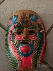 Maschera messicana dipinta a mano