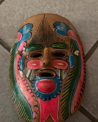 Maschera messicana dipinta a mano