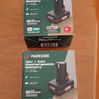 Due Batterie Parkside  12V