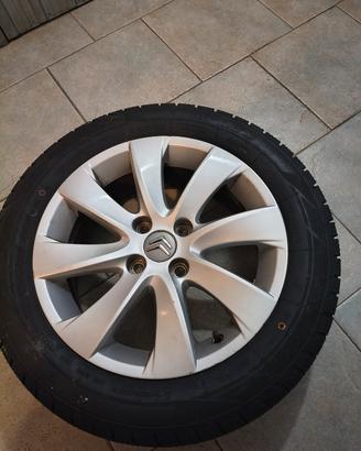 Ruota lega completa Citroen originale 4 stagioni 