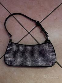 borsetta a spalla con brillantini