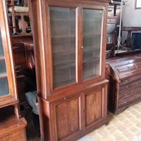 Libreria antica in noce primo Ottocento
