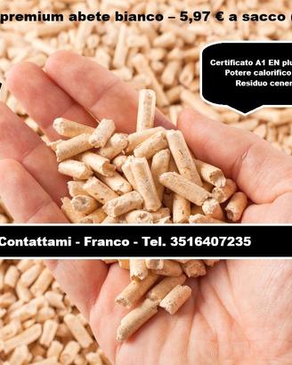 Pellet abete bianco ultimi bancali