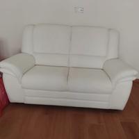 Divano Pelle bianco Chateau d’ax