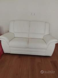 Divano Pelle bianco Chateau d’ax