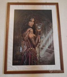 Quadro Puzzle haye donna d'arc arte favole pezzi 1