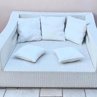 Divano da esterno in Rattam sintetico