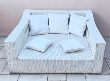 Divano da esterno in Rattam sintetico