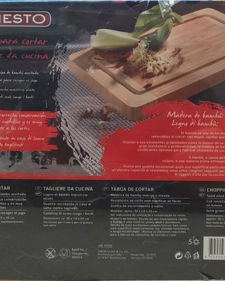 Tagliere in legno di bambu
