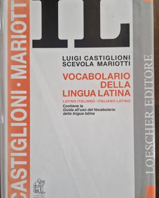 Vocabolario della lingua latina Castiglioni