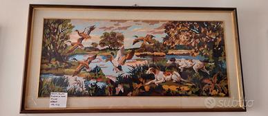 Quadro ricamato a mano
