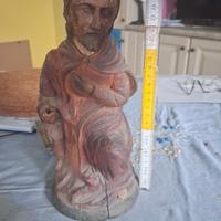 antica statua in legno
