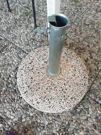 base di appoggio per ombrellone