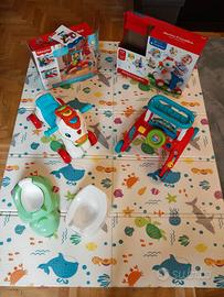 Culla giochi e tappeto per bambini