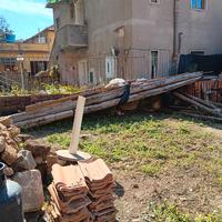 Travi e travetti  in castagno 
