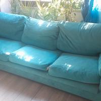 Divani in alcantara INSA 2 uguali verde tiffany