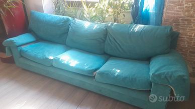 Divani in alcantara INSA 2 uguali verde tiffany