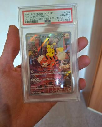 Pikachu detective psa 10