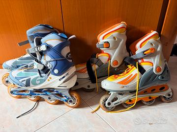 Pattini inline SportOne 45/46 + 41/42 + protezioni