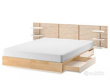 Struttura letto IKEA MANDAL con testiera 160x200