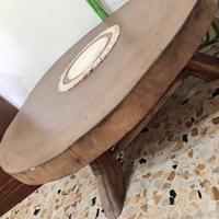 Tavolo tronco artigianale