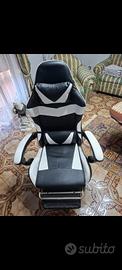 Sedia da Gaming sportiva  anche per scrivania