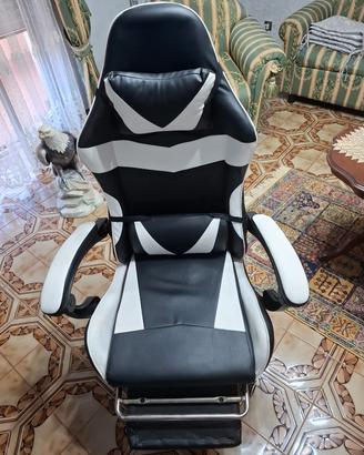 Sedia da Gaming sportiva  anche per scrivania