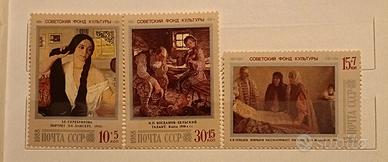 Francobolli URSS pittura