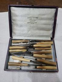 Raro Set Coltelli Epoca 1900 