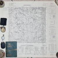 Bussola Bezard Curvimetro mappe militari