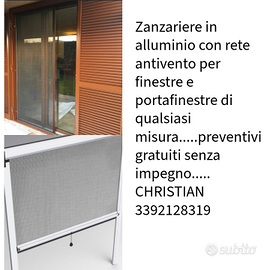 Installazione zanzariere in alluminio….