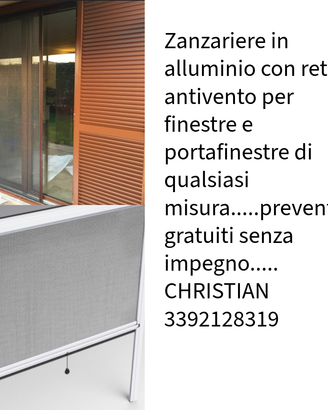Installazione zanzariere in alluminio….