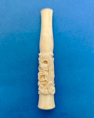 Cina Epoca 1900 Bocchino Da Fumo Antico