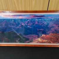 Quadro Panoramico Grand Canyon - Cornice in Legno