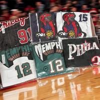 Jersey NBA Vintage Bulls Raptors Grizzlies 76ers