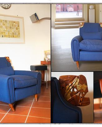 Poltrona scultura design di Sergio Ban