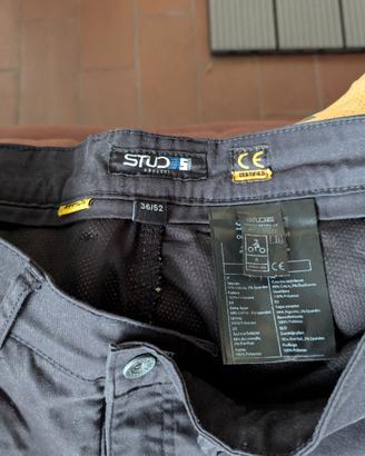 PANTALONI BOSTON MAN CEE KEVLAR da moto con protez