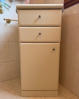 Mobiletto Bagno Salvaspazio – 2 Cassetti e 1 Anta