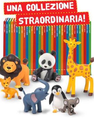 COLLEZIONE COMPLETA ANIMALI DELLO ZOO
