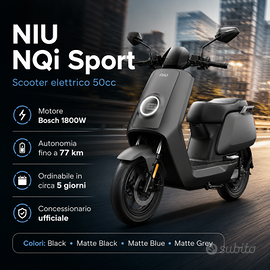 NIU NQi Sport Standard Range - NUOVO