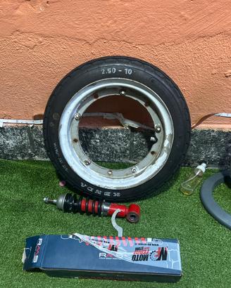 ammo vespa con ruotino per ape50