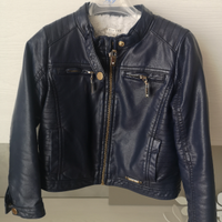 Giacca in pelle bambina 5 anni