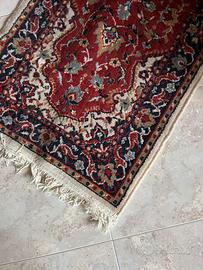 Coppia di tappeti in lana