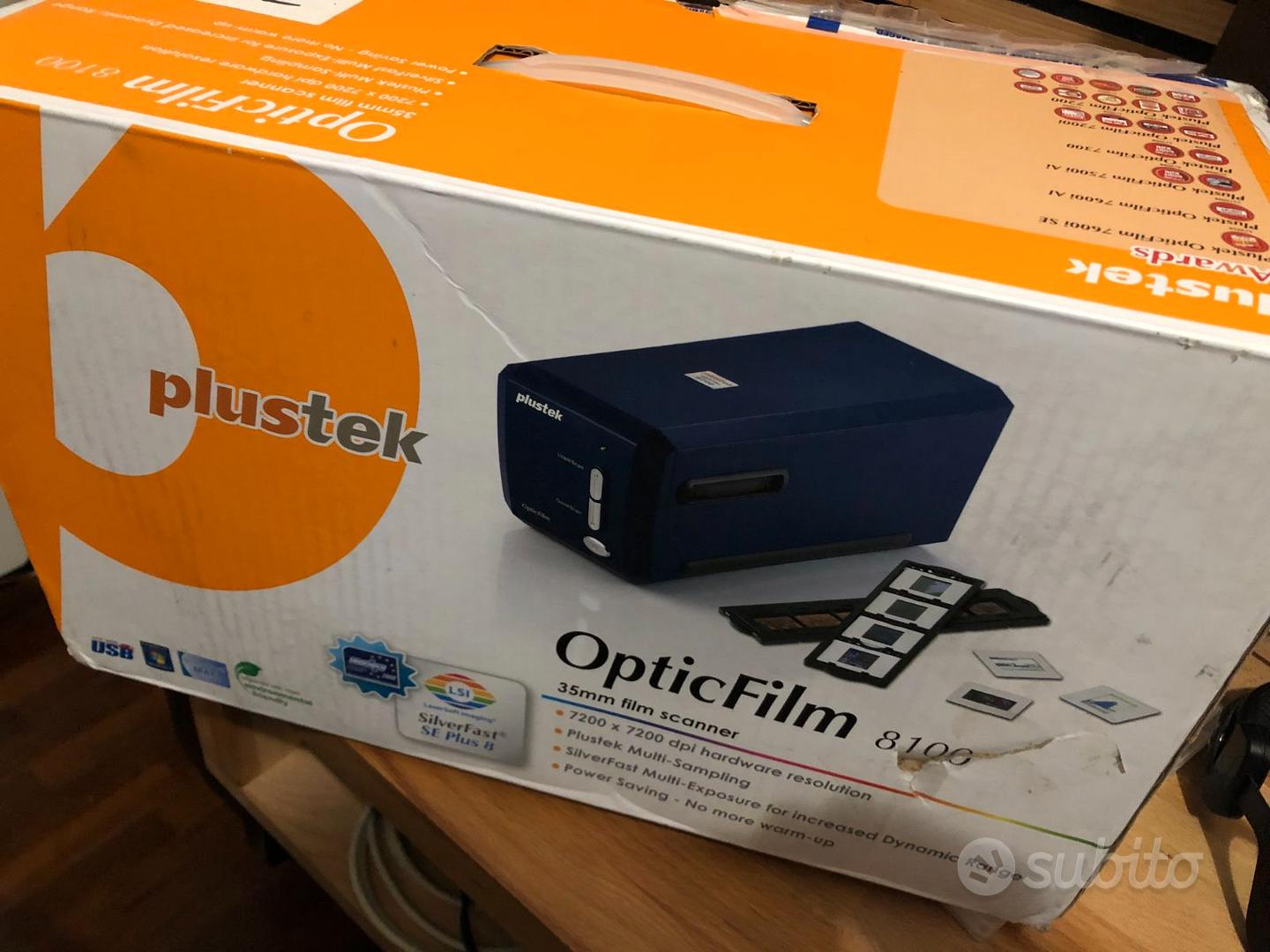 Plustek OpticFilm 8100 Scanner per diapositive, Scanner per negativi 7200  dpi