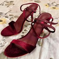Scarpe da sera rosso Bordeaux