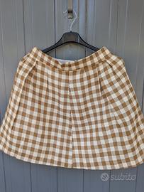 gonna   disegno a quadri 